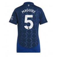 Fotbalové Dres Manchester United Harry Maguire #5 Dámské Venkovní 2024-25 Krátký Rukáv